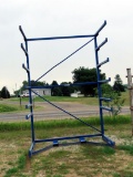 Medium Duty 1-Sided Blue Inventory Rack with (6) Shelves.