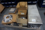 Pallet of Gate & Shutters, Lights, Air Drill, Valve, Water Fountain, Rim.