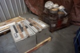 Pallet of Buyer's Aluminum Tool Boxes & Metal Crate of Metal 5-Gallon Buckets.