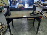 Steel Shop Bench with (2) Welding Jigs.