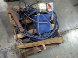 (1) Hydraulic Chain Hoist on Pallet.