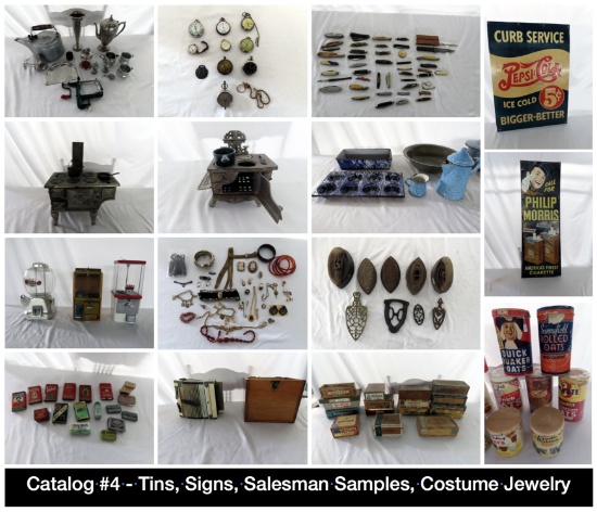 Catalog 4 of Huge Antiques & Collectibles Auction