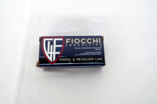 (1) Box of Fiocchi .380 Auto Handgun Ammo.