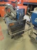 Miller Deltaweld 302 CV/DC Welding Power Source on Cart with Miller 70 Series 24 Volt Wire Feeder At