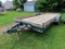 1983 Cain 20' Tandem Axle Utility Tag Trailer, VIN# NET1091616, Wood Deck, Pintle Hitch, 225/75R15 R