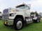 1986 Ford Model LTL9000 Tandem Axle Conventional Day Cab Truck Tractor, VIN# 1FDYA90W5GVA12808, Cumm