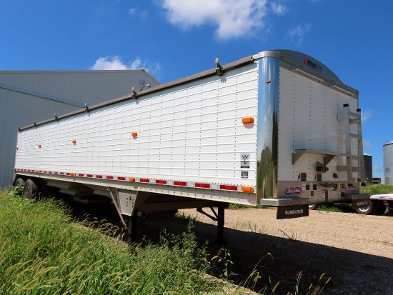 2011 Wilson Model DWH-500 Tandem Axle All Alum Ag Hopper Grain Trailer, VIN# 1W1MAFUW3BA257673, 65,0