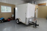 2015 R&M Cargo 4' x 6' Aluminum Enclosed Trailer, VIN# 55ZR1E618F1000521, Wood Floors & Sides