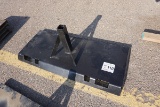 Receiver Hitch Skid Steer Trailer Mover.