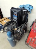 Miller Multimatic 200 Portable Wire Feed Welder on Cart w/Gun & Tank, New-Used 2 Times