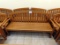 6' Solid Oak Bench.