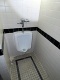 Men's & Women's Restrooms by Dock Area: (1) Urinal, (5) Wall Mounted Toilet