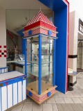 Large Lighted Display Cabinet.