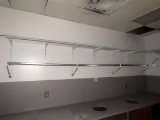 (4) 4' Stainless Steel Wall Mount Shelf Units & (4) 6' Wire Racks.