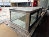 Craig Commercial Stainless Steel Food Case, Rear Sliding Doors.