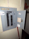 100-Amp Electrical Breaker Box & Breakers.