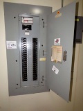 225 Amp Breaker Panel with Breakers.