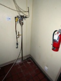 Brass Double Gate Valve with Copper Tubing & 2003 Fire Extinguisher.