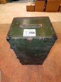 US Marked Wood Military Foot Locker-Inside says Shwayder Bros. Inc 1943, Re