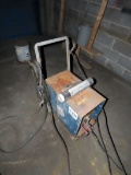 Miller Model M-180 Portable Arc Welder on Cart with Leads, SN L24187, 180 A