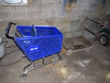 Sears Shopping Cart & Steel 4-Wheel Utility Cart.