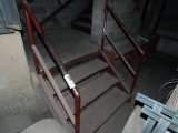 HD Steel 3-Step Staircase with Side Rails-3 1/2' Wide.