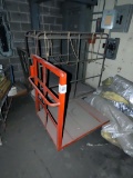 (2) HD 4-Wheel Freight Carts & Metal 4-Wheel Cart.