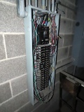 Electrical Switch Panels in Christmas Tree Storage Room, (3) Breaker Panels