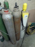 (4) Large Tanks (Green Oxygen Tanks NOT Included)-Yellow Tank is R12 Refrig