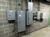 Electrical Panels: (3) 120/208 Volt -225 & 100 Amp, Timers, etc