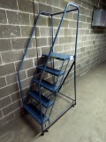 Gillis 4' Rolling Warehouse Ladder.