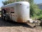 Travalong 16' Bumper Pull Livestock Trailer, SN# A1181613893, 7,000 lb. GVW, Center Swing Gate, Rear