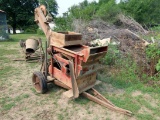 A.T. Ferrell & Co Fanning Mill on Cart with Electric Drive Motors.