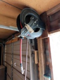 Heavy Duty Wall-Mount Air Hose Reel with Hose & Quick Coupler.