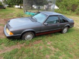 1989 Ford Mustang LX 2-Door Hatchback, 2.3 Liter Gas Engine, Automatic Transmission, Cloth Interior,