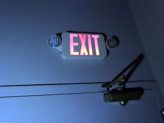 Exit Sign (Door NOT Included).