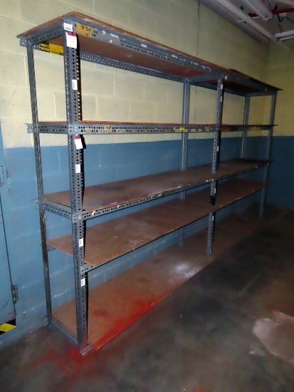 Contents of Back Concrete Furnace Room: 1-Section of Pallet Rack, 8' Uprigh