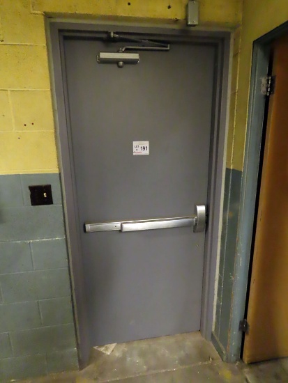 36" Steel Exterior Door.