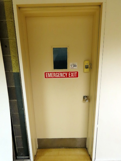 36" Emergency Exit Door.