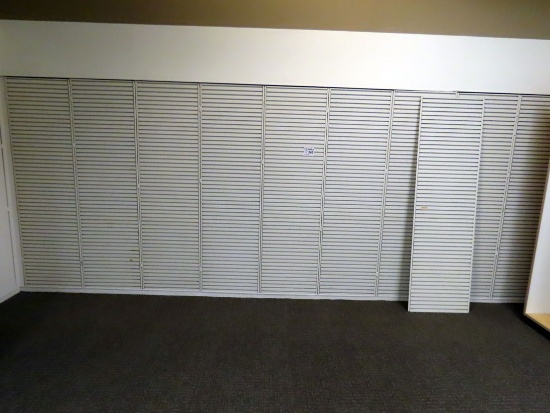 (12) Metal Wall Slat Display Panels.