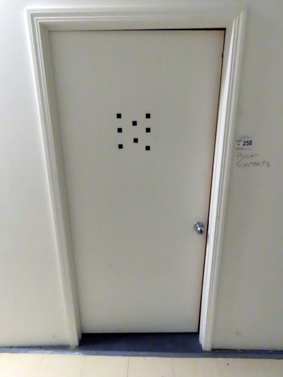 (2) 36" Doors & (2) 32" Wood Doors, Vanity with Small Stainless Steel Sink