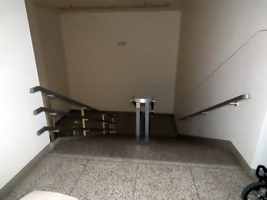 Hand Rail System in South Entrance: (3) 15' Center Rails, (1) 9' Center Rai