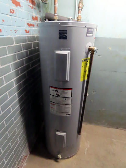 Kenmore 40-Gallon Electric Water Heater, Model 153.586400, SN# 1541A011468.