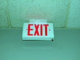 Lighted Exit Sign & Floor Light.