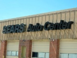 SEARS Auto Center Sign.