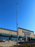 Approx. 30-40' Galvanized Steel Flag Pole.
