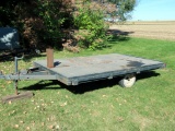 6' x 10' 1-Axle Utility Trailer with Steel Deck.