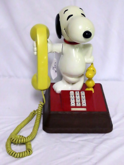 ATC Snoopy & Woodstock Phone, Model #05M8010, Phone is in working condition