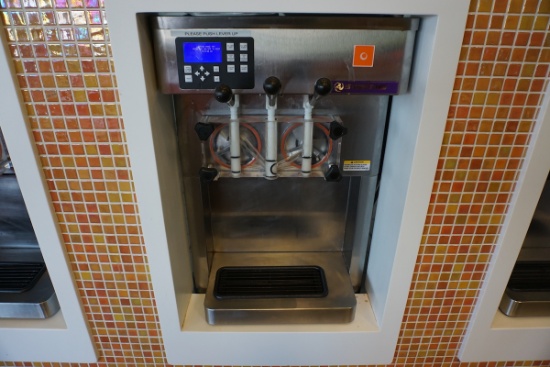 Stoelting Model F231-1812-OT2 Refrigerated Stainless Steel Commercial Frozen Yogurt Dispenser
