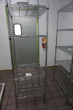 Stainless Steel Wire Rack with (4) Shelves (2' w x 2'd x 82